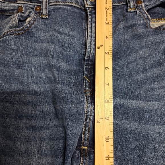 American Eagle Outfitters Dark Blue Straight Jeans - Picture 7 of 8